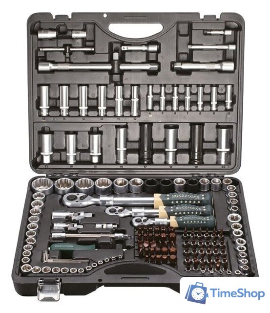 Универсальный набор инструментов RockForce RF-41501-5 (156 предметов) - Изображение №1 — Интернет-магазин Time-Shop