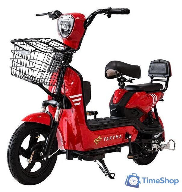 Электровелосипед Yakama S2 (красный) - Изображение №1 — Интернет-магазин Time-Shop