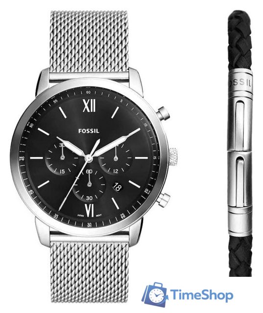 Наручные часы с украшением Fossil FS6021SET - Изображение №1 — Интернет-магазин Time-Shop