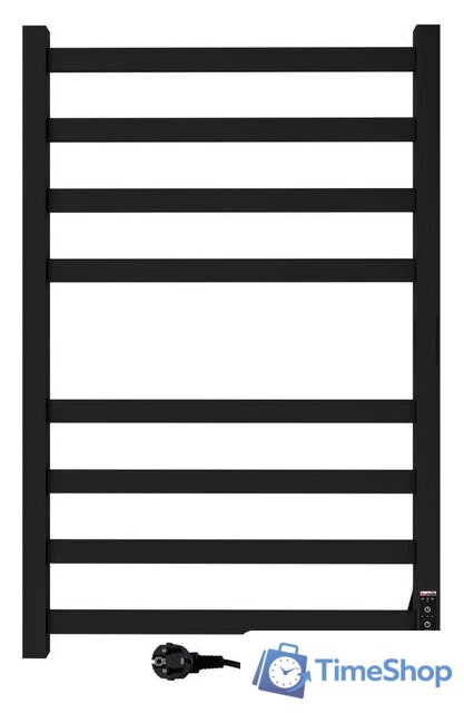 Полотенцесушитель ProHeat Quadro 50x80 (термостат + таймер, черный муар) - Изображение №1 — Интернет-магазин Time-Shop