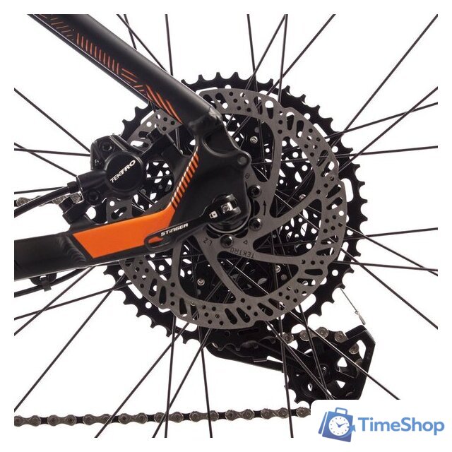 Велосипед Stinger Reload STD 29 р.20 2024 (черный/оранжевый) - Изображение №3 — Интернет-магазин Time-Shop