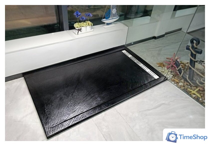 Душевой поддон WeltWasser TRS 14080 Stone-BL 140x80 - Изображение №3 — Интернет-магазин Time-Shop