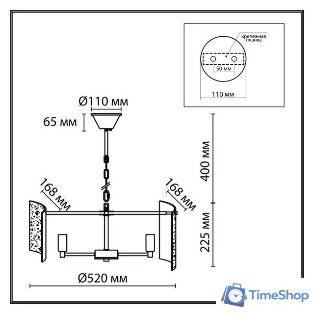 Люстра Lumion Dandy 6594/5 - Изображение №7 — Интернет-магазин Time-Shop