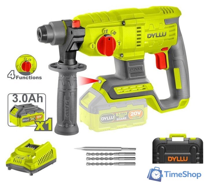 Перфоратор Dyllu DTLM1522 (с 1-им АКБ 3 Ач, кейс) - Изображение №1 — Интернет-магазин Time-Shop