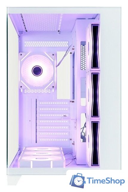 Корпус 1stPlayer MV8-TP MV8-TP-WH-6FC7R-W-1FC7-W-HUB2 (белый) - Изображение №2 — Интернет-магазин Time-Shop