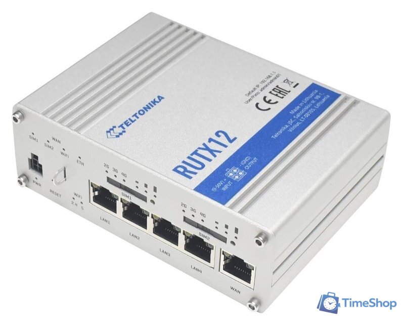 4G Wi-Fi роутер Teltonika RUTX12 - Изображение №1 — Интернет-магазин Time-Shop