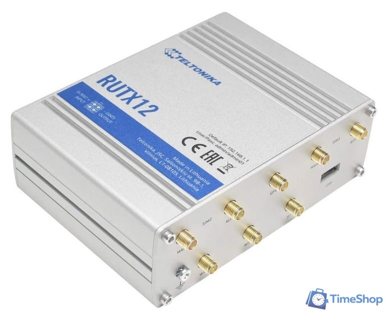 4G Wi-Fi роутер Teltonika RUTX12 - Изображение №2 — Интернет-магазин Time-Shop