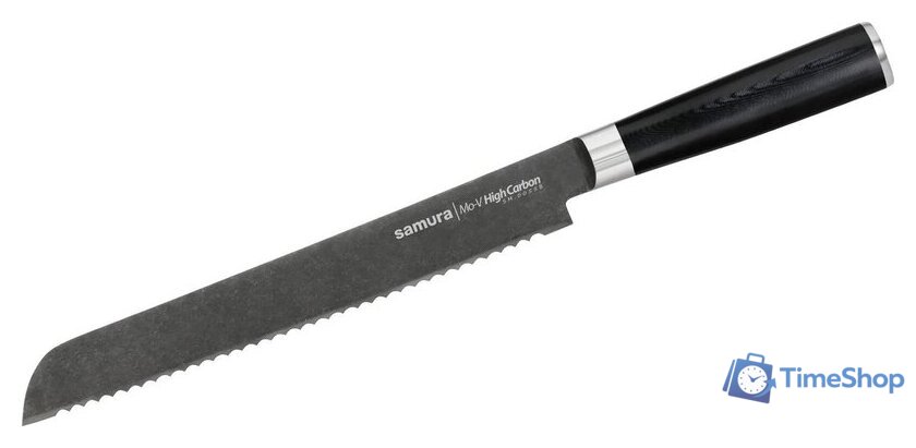 Кухонный нож Samura Mo-V Stonewash SM-0055B - Изображение №1 — Интернет-магазин Time-Shop