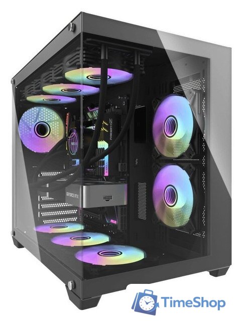Корпус dark Flash C285P (черный) - Изображение №1 — Интернет-магазин Time-Shop
