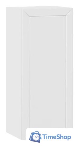 Шкаф навесной Трия Лорас 1ВВ4 с одной дверью (белый/холст белый) - Изображение №1 — Интернет-магазин Time-Shop