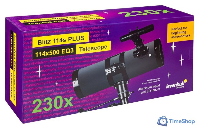 Телескоп Levenhuk Blitz 114s Plus - Изображение №12 — Интернет-магазин Time-Shop