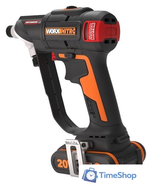 Дрель-шуруповерт Worx Switchdriver 2.0 WX177 (с 1-им АКБ, кейс) - Изображение №4 — Интернет-магазин Time-Shop