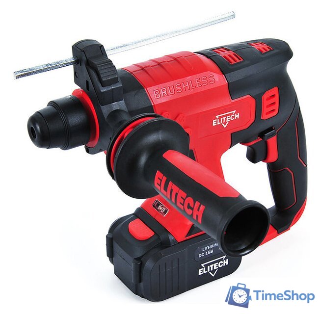 Перфоратор ELITECH ПА 18БЛМ (с 1-м АКБ, кейс) - Изображение №1 — Интернет-магазин Time-Shop