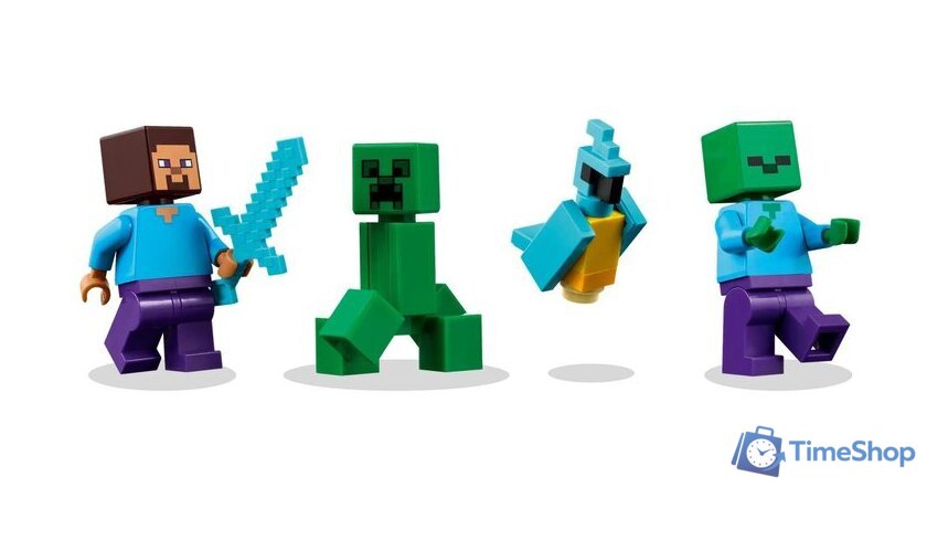 Конструктор LEGO Minecraft Дом в джунглях из TNT 21275 - Изображение №3 — Интернет-магазин Time-Shop