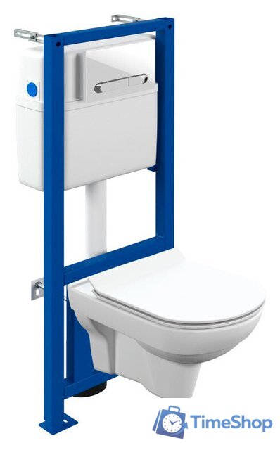 Унитаз подвесной Cersanit City XL CO DPL EO Slim+Link Pro+Estetica A64277 - Изображение №1 — Интернет-магазин Time-Shop