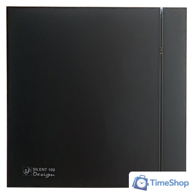 Осевой вентилятор Soler&Palau Silent-100 CRZ Matt Black Design 5210401500-011000 - Изображение №1 — Интернет-магазин Time-Shop