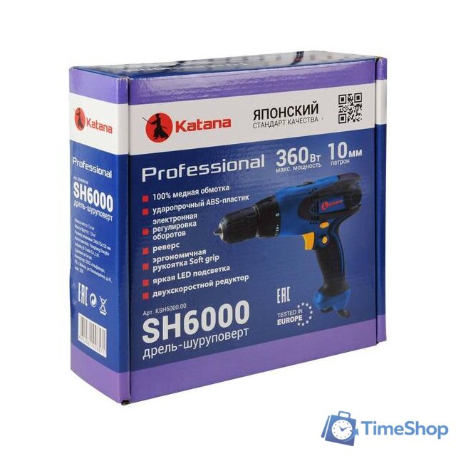 Дрель-шуруповерт KATANA SH6000 - Изображение №7 — Интернет-магазин Time-Shop