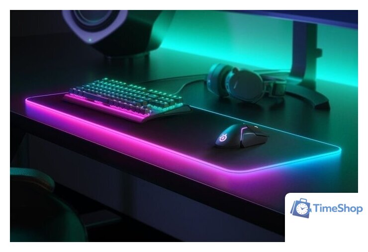 Коврик для стола SteelSeries QcK Prism Cloth XL - Изображение №4 — Интернет-магазин Time-Shop