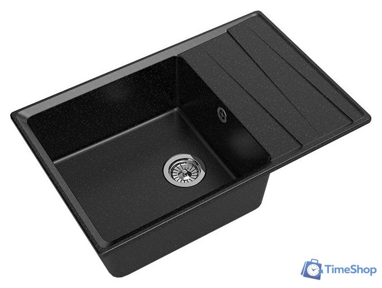 Кухонная мойка GranFest GF-LV-760L (черный) - Изображение №1 — Интернет-магазин Time-Shop