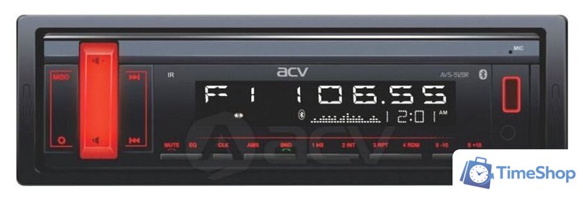 USB-магнитола ACV AVS-914BR - Изображение №1 — Интернет-магазин Time-Shop