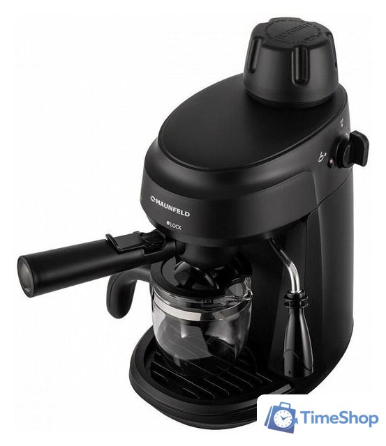 Рожковая кофеварка MAUNFELD MF-733BK - Изображение №4 — Интернет-магазин Time-Shop