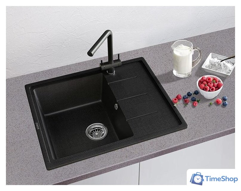 Кухонная мойка ZorG Torino 62 (черный опал) - Изображение №3 — Интернет-магазин Time-Shop