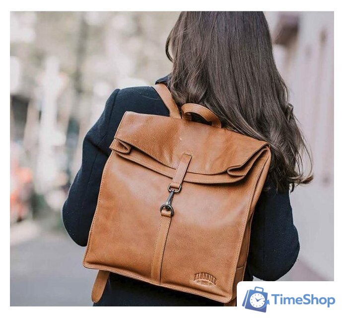 Городской рюкзак Klondike 1896 Digger Mara KD1070-04 (коньяк) - Изображение №9 — Интернет-магазин Time-Shop