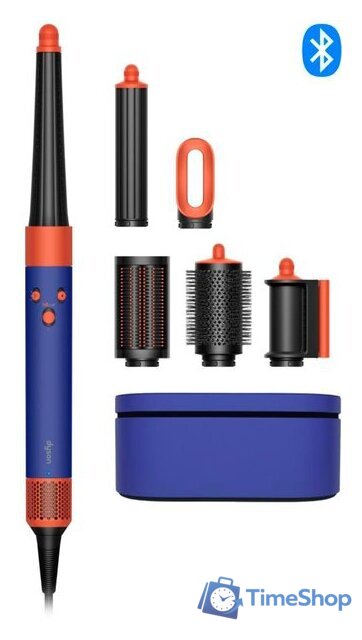 Фен-стайлер Dyson Airwrap Complete Long HS08 i.d. (с переходником на евровилку, синие румяна/топаз) - Изображение №1 — Интернет-магазин Time-Shop