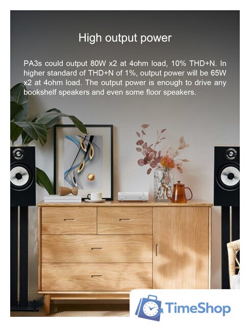 Усилитель мощности Topping PA3s (серебристый) - Изображение №9 — Интернет-магазин Time-Shop