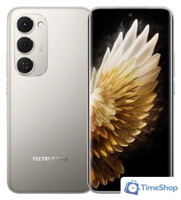 Телефон Tecno Spark 40 Pro+ 8GB/256GB (лунный титановый) - Изображение №1 — Интернет-магазин Time-Shop