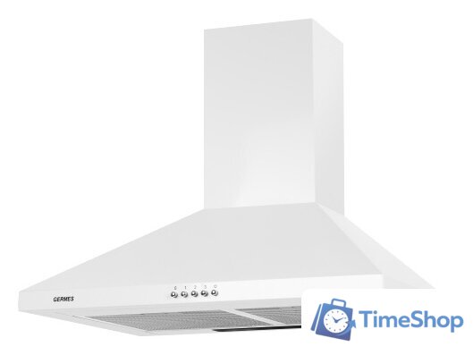 Кухонная вытяжка Germes Pyramida 60 (белый) - Изображение №1 — Интернет-магазин Time-Shop