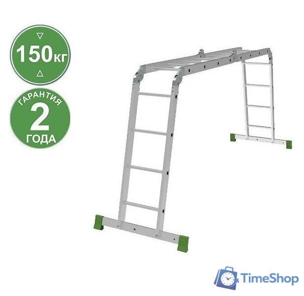 Лестница-трансформер Новая высота NV 232 многофункциональная 4x4 ступеней - Изображение №1 — Интернет-магазин Time-Shop