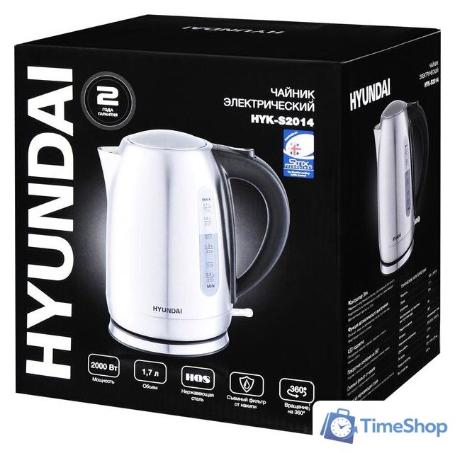 Электрический чайник Hyundai HYK-S2014 - Изображение №7 — Интернет-магазин Time-Shop