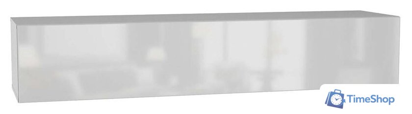 Полка НК-Мебель Point Тип-30 (белый/белый глянец) - Изображение №1 — Интернет-магазин Time-Shop