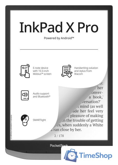 Электронная книга PocketBook InkPad X Pro Mist Grey - Изображение №1 — Интернет-магазин Time-Shop