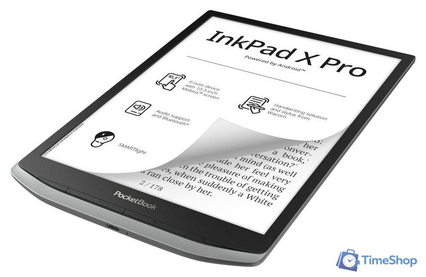 Электронная книга PocketBook InkPad X Pro Mist Grey - Изображение №3 — Интернет-магазин Time-Shop