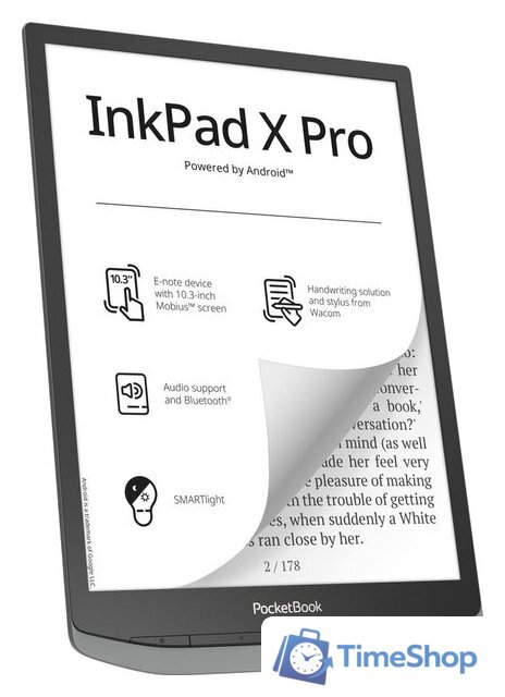 Электронная книга PocketBook InkPad X Pro Mist Grey - Изображение №2 — Интернет-магазин Time-Shop
