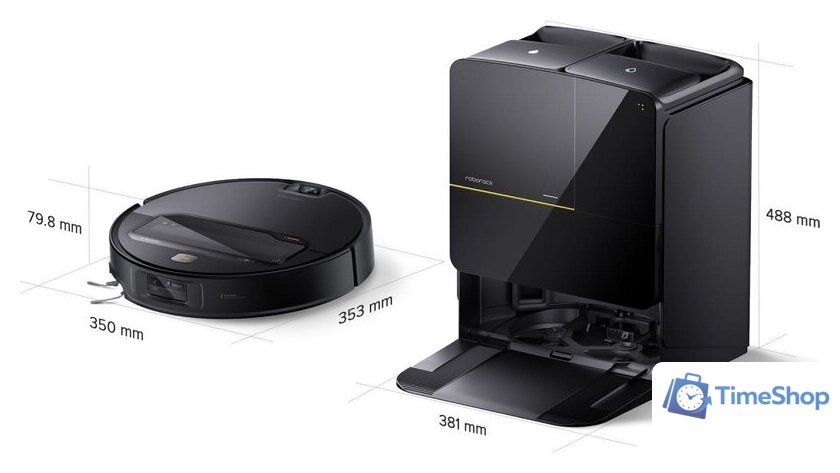 Робот-пылесос Roborock Saros Z70 RRE0R50 (евровилка, с русской озвучкой, черный) - Изображение №13 — Интернет-магазин Time-Shop