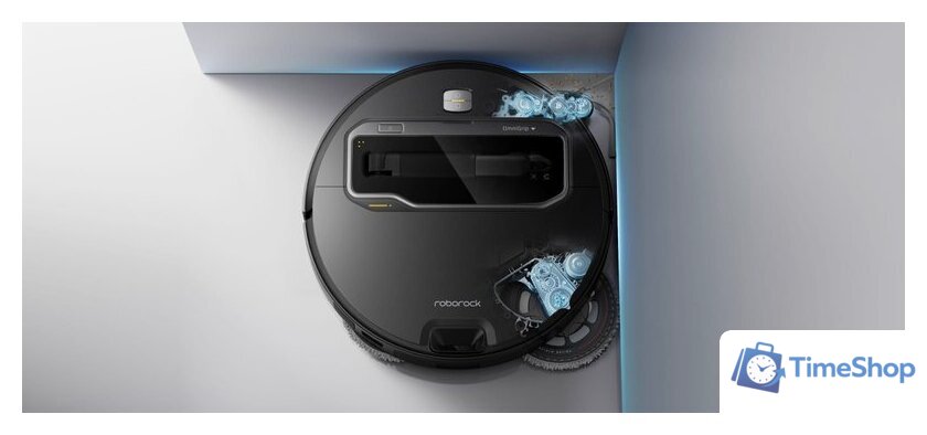 Робот-пылесос Roborock Saros Z70 RRE0R50 (евровилка, с русской озвучкой, черный) - Изображение №12 — Интернет-магазин Time-Shop