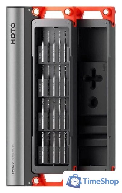 Электроотвертка HOTO SNAPBLOQ Electric Mini Drill Set (с АКБ, кейс) - Изображение №2 — Интернет-магазин Time-Shop