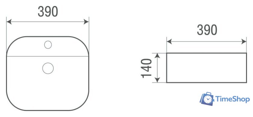 Умывальник WeltWasser Elbach 2230 - Изображение №2 — Интернет-магазин Time-Shop