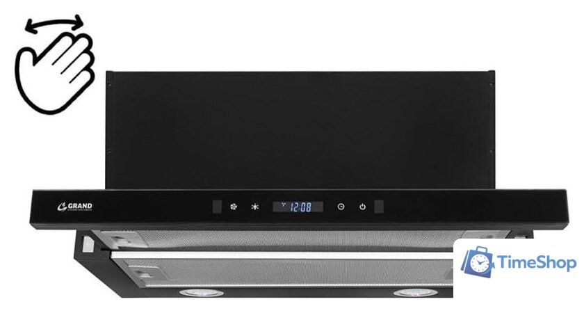 Кухонная вытяжка Grand Toledo GC 60 (черный) - Изображение №1 — Интернет-магазин Time-Shop