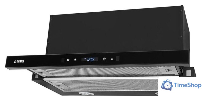 Кухонная вытяжка Grand Toledo GC 60 (черный) - Изображение №2 — Интернет-магазин Time-Shop