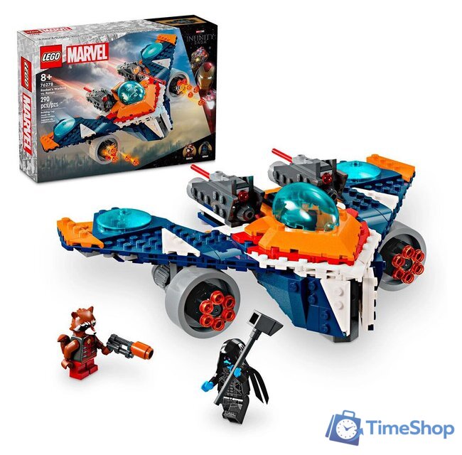 Конструктор LEGO Marvel Super Heroes 76278 Боевая птица Ракеты против Ронана - Изображение №8 — Интернет-магазин Time-Shop