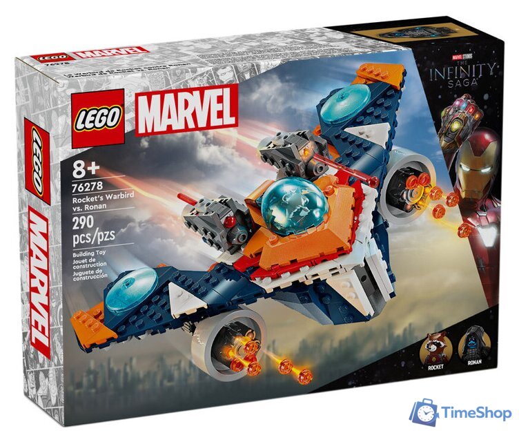 Конструктор LEGO Marvel Super Heroes 76278 Боевая птица Ракеты против Ронана - Изображение №1 — Интернет-магазин Time-Shop