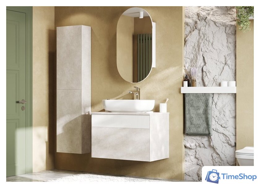  Акватон Шкаф-полупенал Марбл Слэйт 1A276403MH8A0 - Изображение №12 — Интернет-магазин Time-Shop