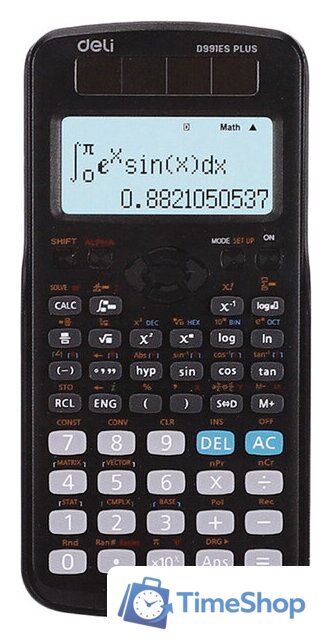 Инженерный калькулятор Deli D991ES (черный) - Изображение №1 — Интернет-магазин Time-Shop
