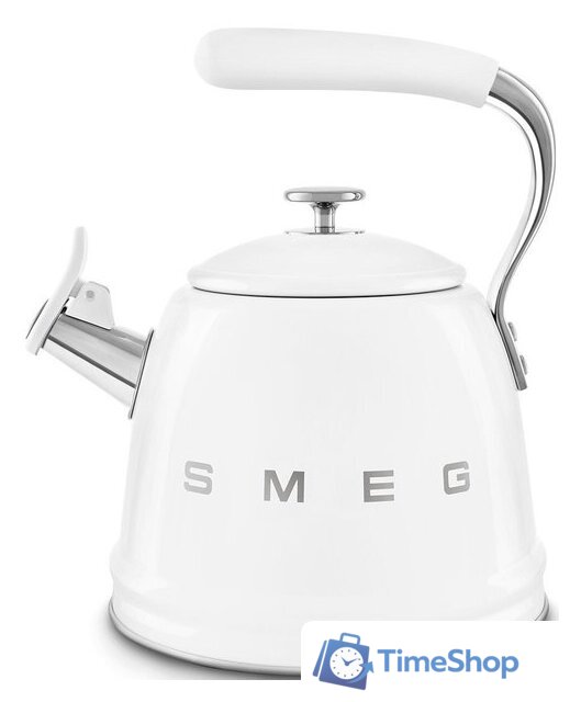 Чайник со свистком Smeg CKLW2001WH - Изображение №1 — Интернет-магазин Time-Shop
