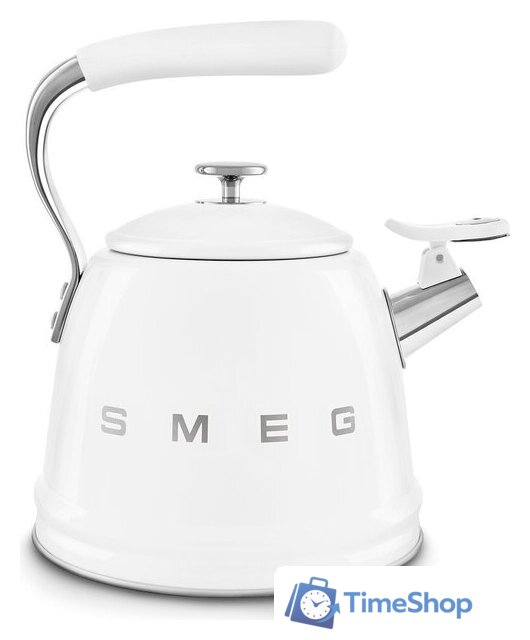 Чайник со свистком Smeg CKLW2001WH - Изображение №3 — Интернет-магазин Time-Shop