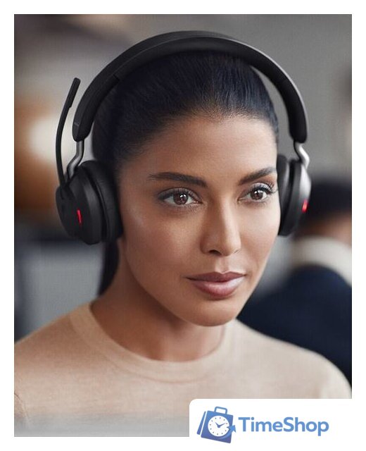 Офисная гарнитура Jabra Evolve2 65 MS Stereo USB-C (черный) - Изображение №7 — Интернет-магазин Time-Shop